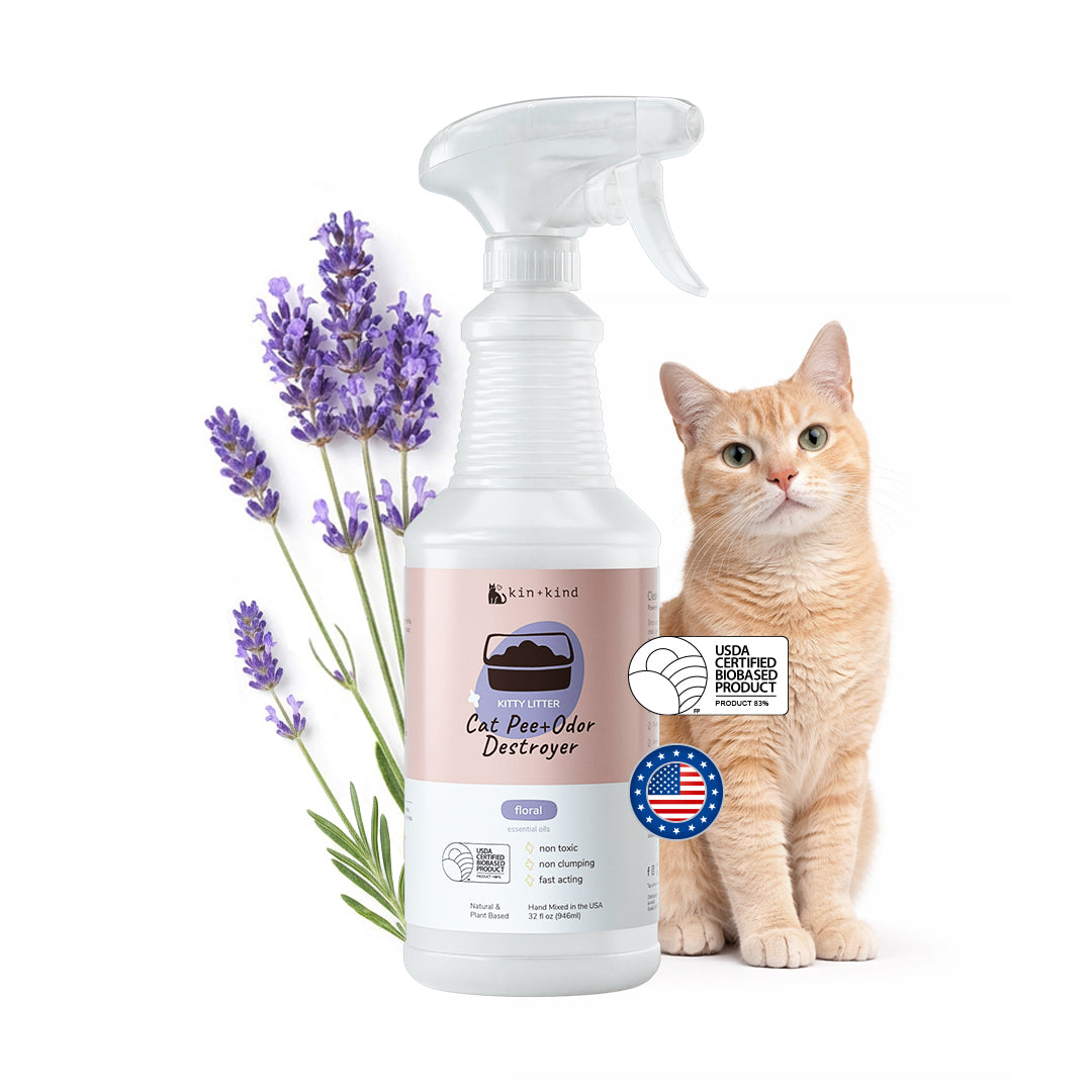 Cat Pee+Odor Destroyer | Kitty Litter (Floral)